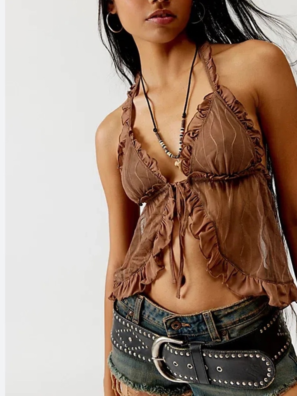 Out From Under Make Waves Babydoll Halter Top